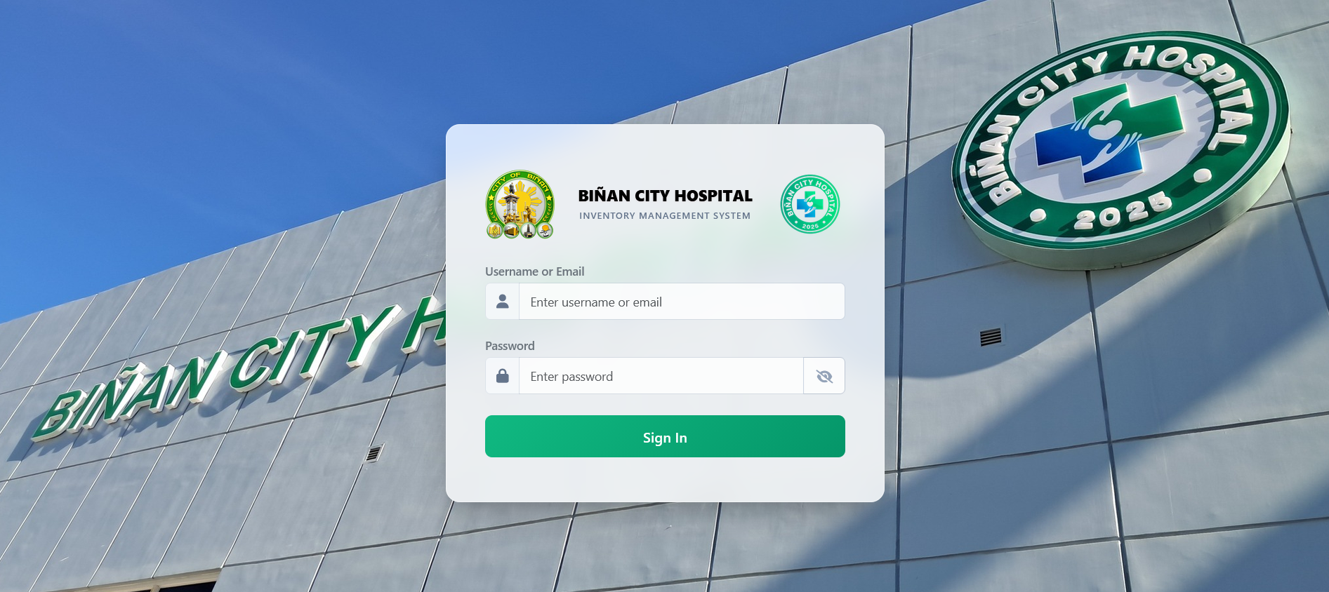 Binan City Hospital Inventory