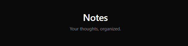 Notes